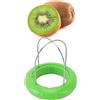 Tnfeeon Strumento per Affettare Kiwi, Pelapatate Portatile 2 in 1 per Frutta Kiwi Pelapatate per Frutta Kiwi, Pelapatate in Acciaio Inossidabile con Manico Facile da Impugnare