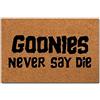 Eureya Goonies Never Say Die Zerbino per interni e salotti, cucina, tappetino in gomma, decorazione per la casa, 45 x 75 cm