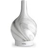 Innoliving INN-773W Diffusore d'Aroma ad Ultrasuoni in Vetro, Capacità 150ml, Cover Effetto Marmo, Timer 3 Ore, Modalità Luce, Alimentazione USB, Design Multicolore