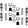 Flylin Kit di riparazione per cilindri del freno principali, set di riparazione per moto, pompa del freno, riparazione della molla del pistone, 12,7 mm, kit di riparazione cilindro master, guarnizioni per