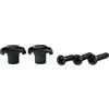 Graph Tech Black Tusq Sleek String Trees - Two Long With Chrome Screws