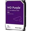 Western Digital Hard Disk Western Digital 2 TB 3.5" SATA 6 Gb-s ideale videosorveglianza TVCC