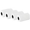 Walfront Rotoli di Carta Termica per Ricevute da 58 Mm Rotolo di Carta Termica Bianca Confezione da 4 per Stampante Mini POS Stampa Trasparente per Uso Continuo