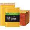 Quality Park Bollettini a bolle, 6 x 9 buste di spedizione, buste imbottite in Kraft marrone resistente, chiusura a strappo Redi-Strip, 50 per scatola (QUA85755)