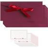 CVDYWDJIE Confezione Da 10 Buste Rosse, Confezione Da 10 Cartellini Rossi, Buste Regalo Creative, Buste Regalo In Contanti Personalizzate, Buste A Nastro Retrò