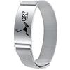 GAUEIOUR CR7, braccialetto sportivo da calcio, misura 7, per ragazzi, commemorativo per tifosi di calcio, bracciale in acciaio inox magnetico, lunghezza regolabile