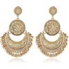 GAUEIOUR Orecchini Indiani, Gioielleria Etnica da Ricordo di Moda Indiana, Orecchini da Personalità, Orecchini Vintage Esagerati da Donna Accessori, Gioielleria Indiana (Oro)