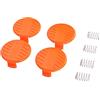 SGBTB - Tappi di ricambio per trimmer Black+Decker (confezione da 4)