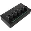 1Set Mini Mixer Audio: Mixer Sub di Linea a 4 Dispositivo Audio a Basso