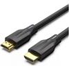 Watio Wave Cavo HDMI V2.1 intrecciato 8K maschio a maschio 2 m di lunghezza trasmissione ad alta velocità, colore nero *