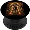 Jacked Alpha Wolf Walking Laser Eyes Vin Jacked Alpha Wolf Walking Laser Eyes Kaiju vintage PopSockets PopGrip Adesivo