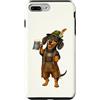 Funny Oktoberfest Dachshund Lover Ts Custodia per iPhone 7 Plus/8 Plus Divertente cane bassotto Wiener Beer Doxie Laderhosen Oktoberfest