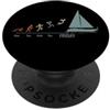 Sailing Barca a vela Yachting Accessori Sailing Yachting Barca vela Veliero Yacht vela Navigar Vela PopSockets PopGrip Adesivo