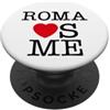 Bahaa's Tee I Love Rome Italy Fashion, Roma Italia Loves Me Illustration PopSockets PopGrip Adesivo