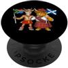 Scotland South Africa Heritage Bandiera Scozia Sudafrica Radici scozzese-sudafricane PopSockets PopGrip Adesivo