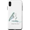 Whyitsme Design Custodia per iPhone XS Max Divertente Wing Foil Design Wing Foilboarding da uomo