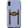 United Labels Custodia per iPhone XS Max Oktoberfest - Monello con le bretelle