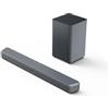 PHILIPS TAB5201 2.0 Soundbar con uscita max 160W, Dolby Digital Plus, DTS Virtual:X, Audio Intellisound AI, Bluetooth LE 5.4, HDMI ARC, Ingresso ottico e USB - Gun Metal