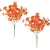 FOSDICK 2 Mazzetti Fiori Finti per Decorazioni Autunnali, Bouquet Fiori Finti, Mazzo di Fiori Artificiali Autunnali per Interni ed Esterni Casa Giardino Matrimoni Feste Veranda Finestre Tavola Decoraz