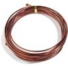 VONCYKI Cordoncino in acciaio inox, 0,6/0,8/1,0/1,2/1,5/2 mm, filo metallico per la creazione di gioielli e accessori (rame rosso, 0,6 mm x 10 metri)