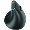 ADJ Mouse ottico wireless Shark Mini Orientamento verticale. Risoluzione da 800 a 1600 DPI, compatibile con Windows/Mac - Colore Nero - 510-00043
