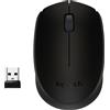 Logitech M171 Mouse Wireless, 2.4 GHz con Mini Ricevitore USB, Rilevamento Ottico, Durata ?Batteria Fino a 12 Mesi, Mouse Ambidestro per PC/Mac/Laptop, Nero - 910-004424