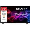 Sharp 70 UHD 4K QDOT GOOGLE TV FRAMELESS 70HP5265E
