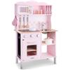 New Classic Toys Kitchenette-Modern-Electric Cooking-Pink, Colore Rosa, 11067