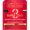 Bielenda Super Trio (Retinolo + Vit C + Collagene) Crema Antirughe 50+ Giorno/Notte 50 ml