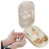 Qutalmi Tagliacompresse Divisore | Tagliatore Di Medicinali - Contenitore Portatile Preciso per Farmaci Integratori e Medicinali in Viaggio