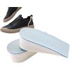 Generico Sollevatori per solette per scarpe | Solette per scarpe sportive che aumentano l'altezza,Cuscinetti per tallone con assorbimento degli urti, Cuscinetti per scarpe per sollevamento del tallone, Cuscini