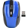 ciciglow Mouse Wireless, Mouse Silenzioso Mouse Ottico Portatile Portatile 2.4G con Ricevitore USB DPI Regolabile per Accessori da Gioco per Computer Notebook(blu)