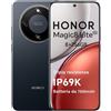 HONOR Magic8 Lite Smartphone 5G, 8+256GB, Tripla Resistenza-IP69K, 7500 mAh, Fotocamera AI 108 MP con OIS, Display AMOLED da 6.79 Pollici Cellulari, AI Intelligente, Dual SIM, NFC, Midnight Black