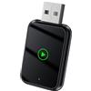 EIZOFKWM Adattatore Carplay Wireless per Dacia Sandero 2020 2021 2022 2023 2024, 2 in 1 Wireless CarPlay Dongle Converte Cablato Wireless Stabile e Facile da Usare,Black