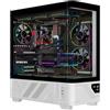 Itek Case Gaming NETRON CURVED - Tower ATXcon 3 Ventrole ARGB 12 cm incluse - 2xUSB3, Type-C - paratia frontale e laterale in vetro temp scuro - con Display digitale