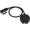 Tbest Cavo AUX o o sostituzione per auto Bluetooth, Cavo adattatore o USB femmina AUX o AMI Bluetooth o nero, sostituzione per A6L/Q5///S5/A4L//A1/ 2010