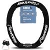 Sportneer Lucchetto Bici Catena Bicicletta con 2 Chiavi, Bicicletta Antifurto in Acciaio Temprato, Alta Qualità Antifurto Moto/Lucchetto Moto per Varie Biciclette/Motocicli 8MM * 120CM