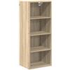 Roanoer Moderno mobile da cucina sospeso, effetto rovere Sonoma, 40 x 29,5 x 100 cm, robusto mobile superiore in legno per maggiore spazio e ordine in cucina e sala da pranzo