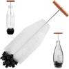 PIKABOOM Spazzola per Bottiglie Sodastream: 35cm, Efficace per Vetro e plastica, con Spugna Protettiva e setole dure.