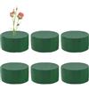 Shuangliao Spugna per Fiori, 6 Pezzi Blocco di Schiuma Floreale Rotondo, 8x4cm Blocco Floreale, Spugna per Fiori Finti Rotonda Umida E Secca per Matrimonio, Pasqua E Compleanno