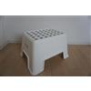Ikea Bolmen Scaletta/Sgabello, Plastica, Bianco, 44x35x26 cm
