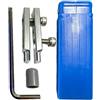 Generico Estrattore a tubi rotti, estrattore di tubi spogliati - Valvole ad acqua danneggiata Strumenti di trazione,Forniture idrauliche di estrazione a vite di rubinetto spogliate per la manutenzione idraulic