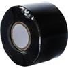 Fzaqwen Grip Tape Nastro Silicone Flessibile Manico Antiscivolo Impermeabile Adatta per Pagaia Canottaggio Sport Attrezzatura Palestra Pesca, Nero
