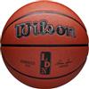 Wilson Pallone da Basket NBA Authentic City, City of London, Con Tecnologia Ever Bounce, Strato di Controllo Del Gonfiaggio e Superficie Pure Feel, Per Una Presa Migliore, Colore: Marrone, Taglia: 7
