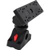 VBESTLIFE Base di Montaggio Universale per Fishfinder per Barche, Supporto Elettronico Leggero e Durevole, Girevole a 360 Gradi, in Nylon, Rimovibile, per la