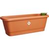 Elho noa balcony trough m - Fioriera per Balcone - Con Serbatoio d'Acqua - Realizzato in Plastica 100% Riciclato - Terra