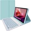 STRADO Cover per tastiera Bluetooth per Lenovo Tab P12 TB-370 (blu)