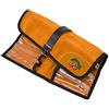 Kirschen 3570000 - Borsa arrotolabile in pelle scamosciata per scalpello con 12 scomparti, custodia per officina, borsa arrotolabile