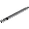 GEDORE Chiave a Tubo Doppia, 6 e 7 mm, Chiave a Tubo Esagonale, Lunga 105 mm, Chiave a Pipa Doppia per Dadi, Chiave a Bussola Meccanico, 26 R 6 x 7, Acciaio Cromato