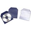 Q-Connect Tasca per CD/DVD Q-Connect polipropilene 120my senza foratura con lembo chiusura conf. da 50 pezzi - KF02207